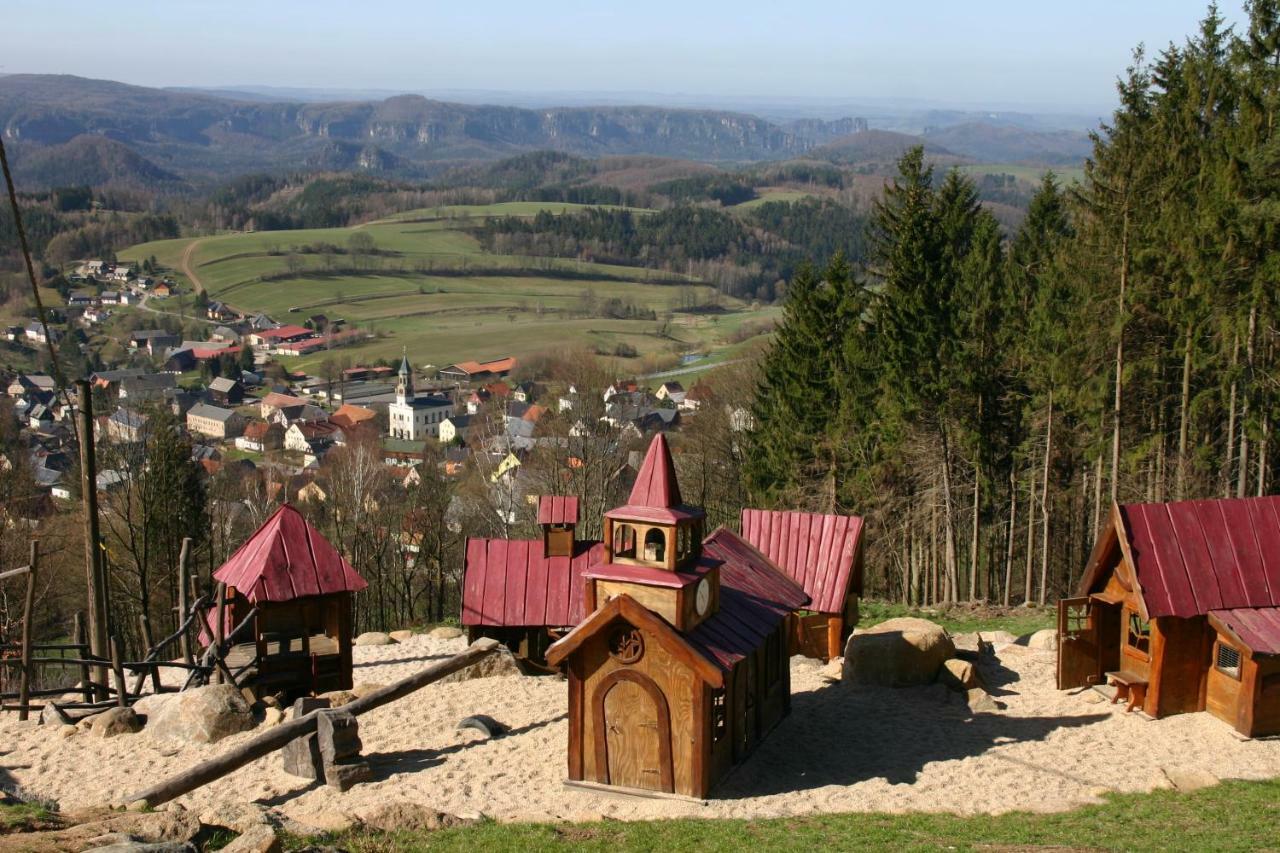 Wachbergbaude Hotel Saupsdorf Luaran gambar